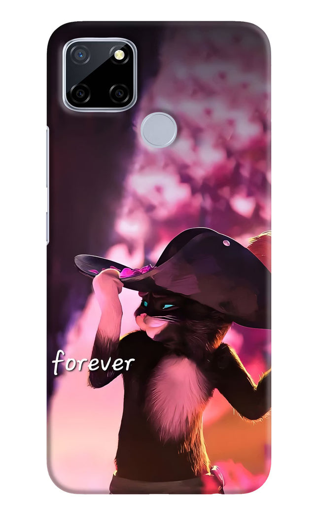 Forever Cat Realme C12/Narzo 20 Hard Case Back Cover by Casekaro