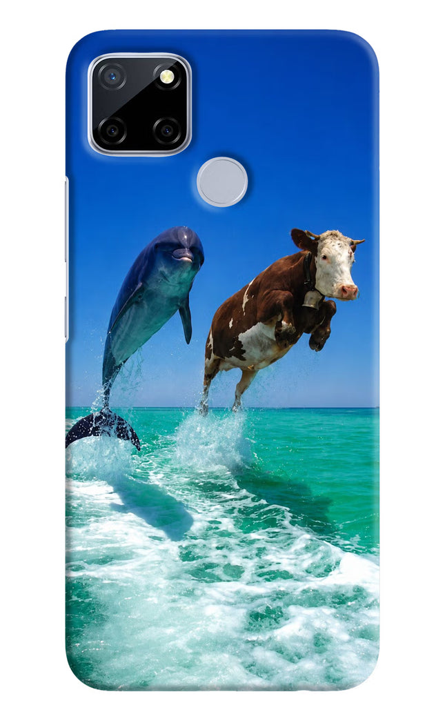 Dolphin vs Cow Realme C12/Narzo 20 Hard Case Back Cover by Casekaro