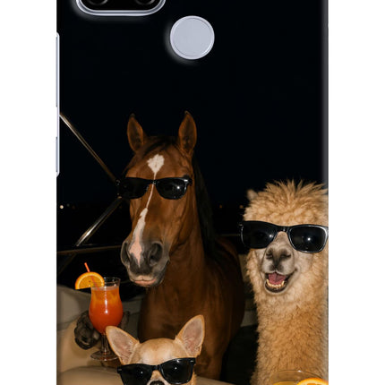 Party Squad Realme C12/Narzo 20 Hard Case Back Cover by Casekaro