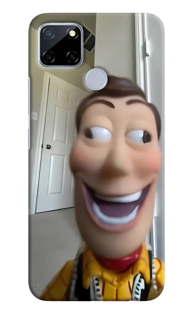 Side Eye Woody Realme C12/Narzo 20 Hard Case Back Cover by Casekaro