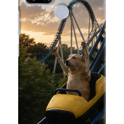 Rollercoaster Dog Realme C12/Narzo 20 Hard Case Back Cover by Casekaro