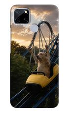 Rollercoaster Dog Realme C12/Narzo 20 Hard Case Back Cover by Casekaro
