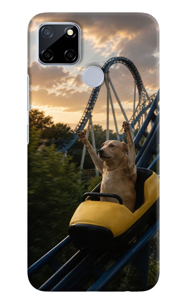 Rollercoaster Dog Realme C12/Narzo 20 Hard Case Back Cover by Casekaro