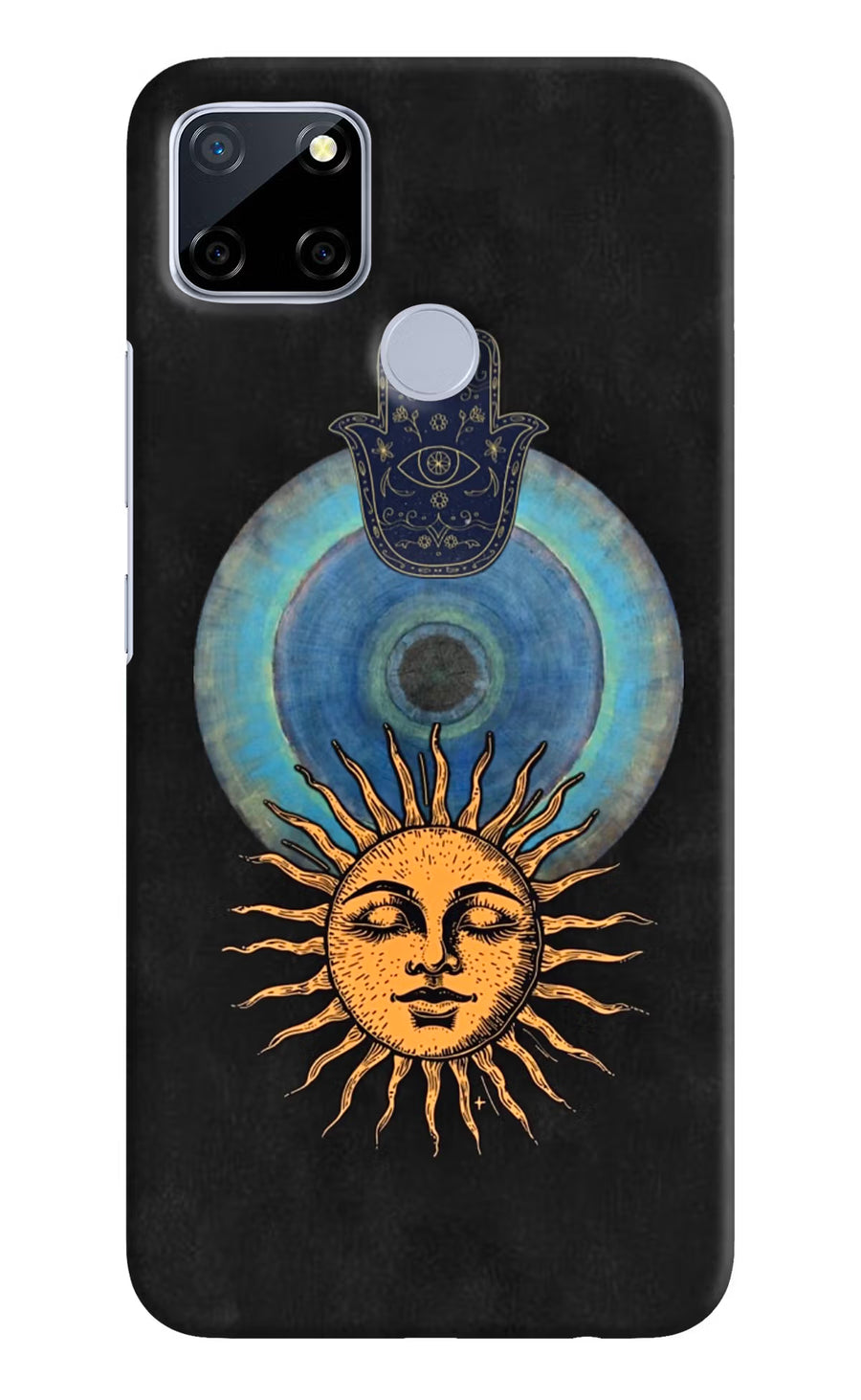 Divine Sun Realme C12/Narzo 20 Back Cover, Hard case
