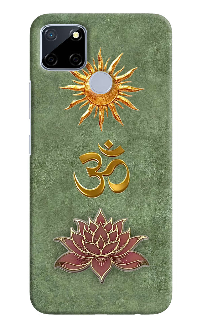 Om & Lotus Realme C12/Narzo 20 Back Cover