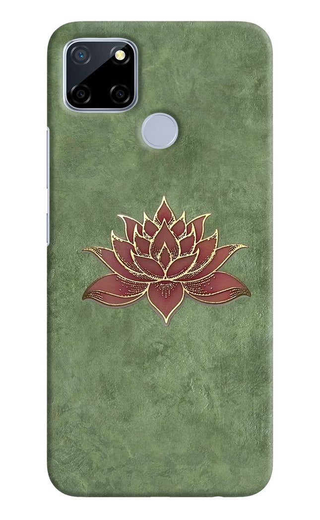Lotus Grace Realme C12/Narzo 20 Hard Case Back Cover by Casekaro