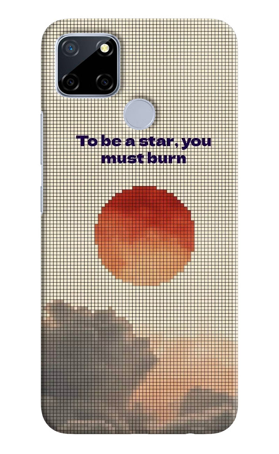 Pixel Sun Realme C12/Narzo 20 Back Cover, Hard case