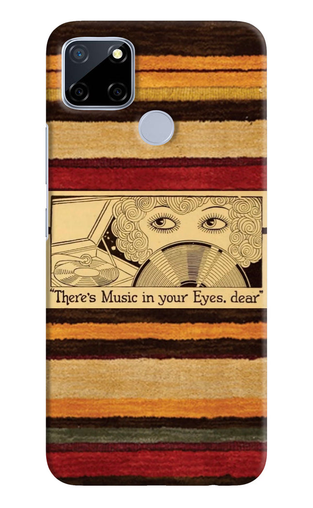 Vinyl Stripes Realme C12/Narzo 20 Hard Case Back Cover by Casekaro
