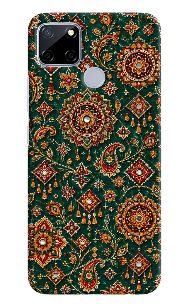 Green Pataka Realme C12/Narzo 20 Hard Case Back Cover by Casekaro