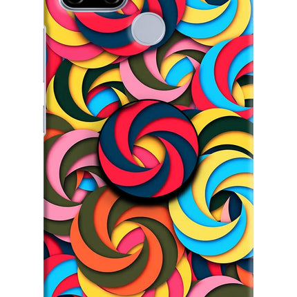 Spiral Pattern Realme C12/Narzo 20 Pop Case by Casekaro