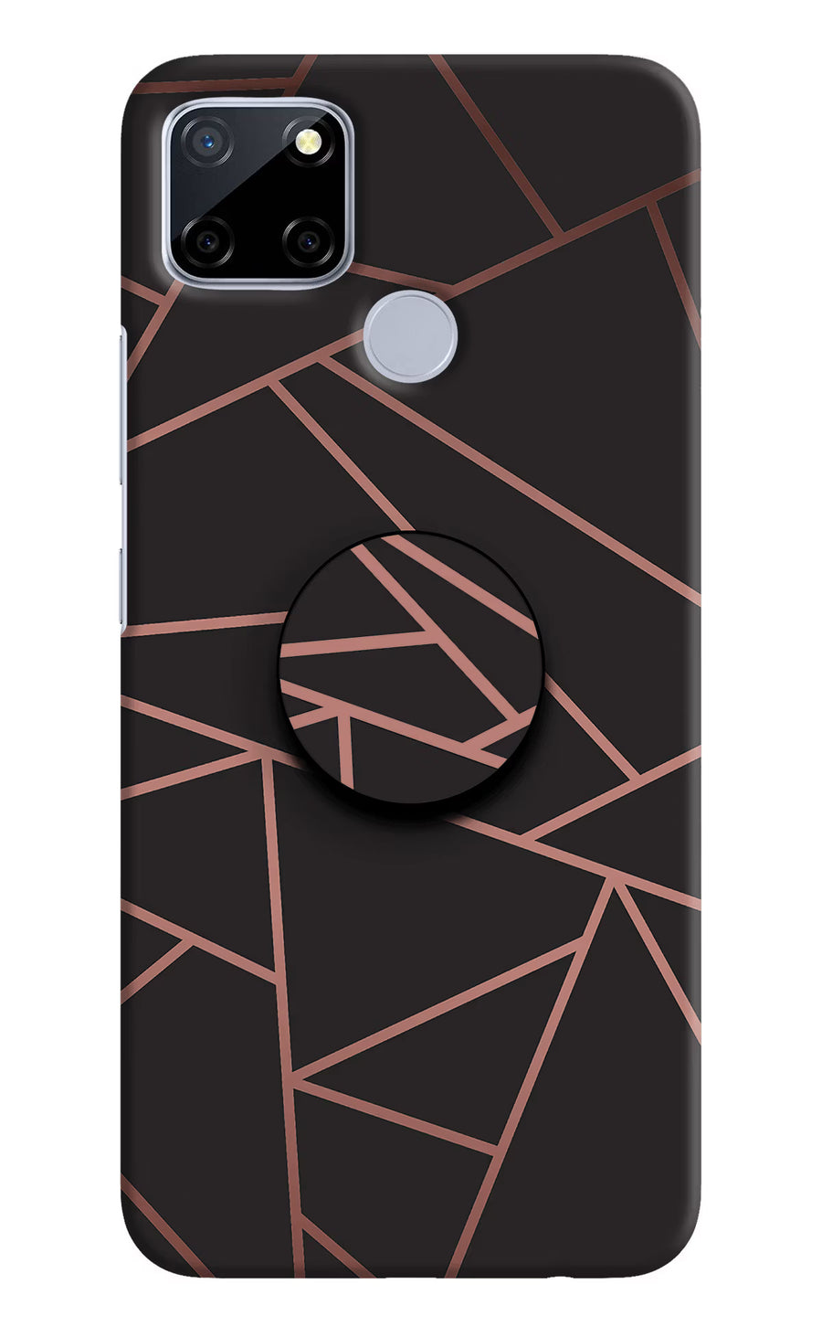 Geometric Pattern Realme C12/Narzo 20 Pop Case, Hard case
