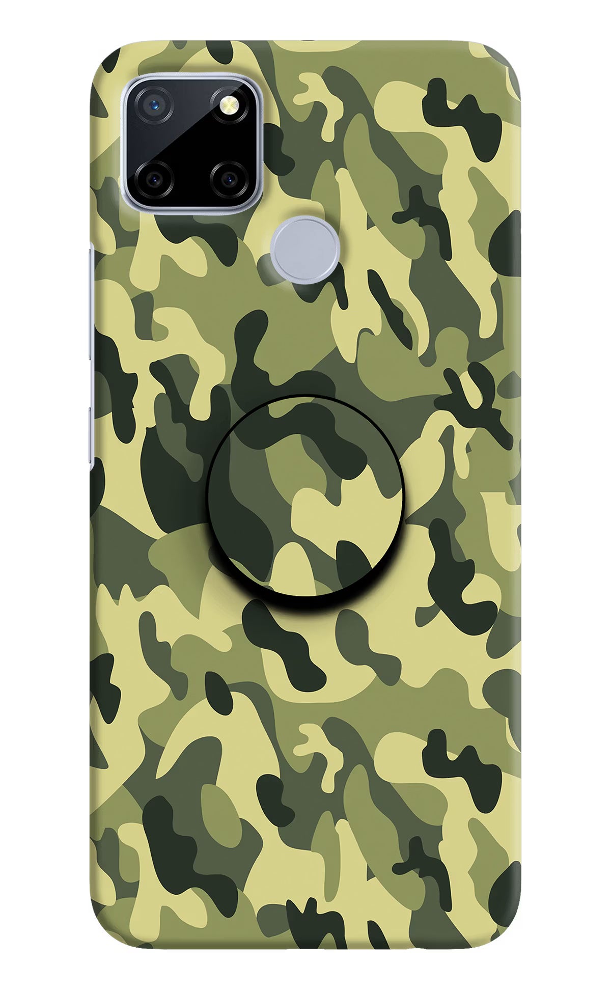 Camouflage Realme C12/Narzo 20 Pop Case by Casekaro