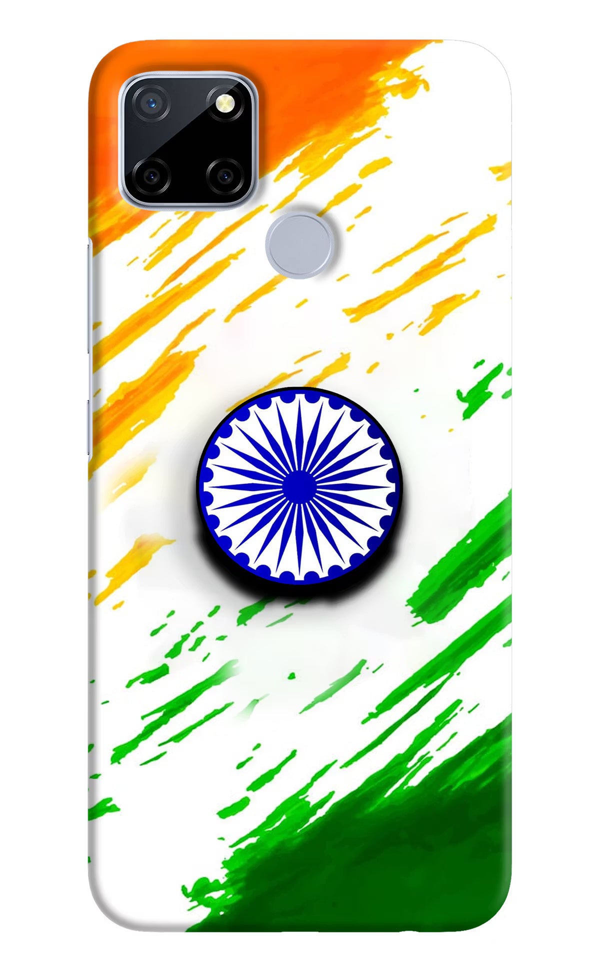 Indian Flag Ashoka Chakra Realme C12/Narzo 20 Pop Case by Casekaro