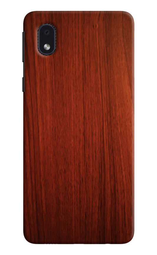 Wooden Plain Pattern Samsung M01 Core Hard Case Back Cover by Casekaro