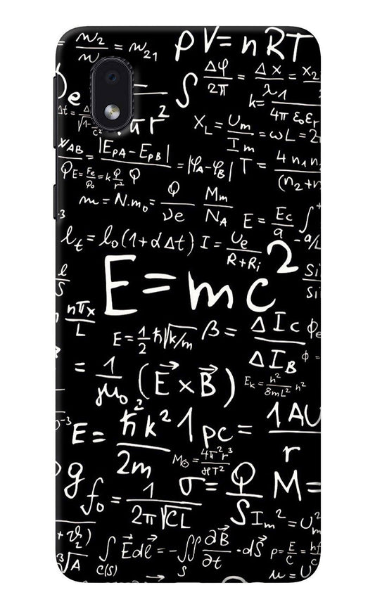 Physics Albert Einstein Formula Samsung M01 Core Back Cover