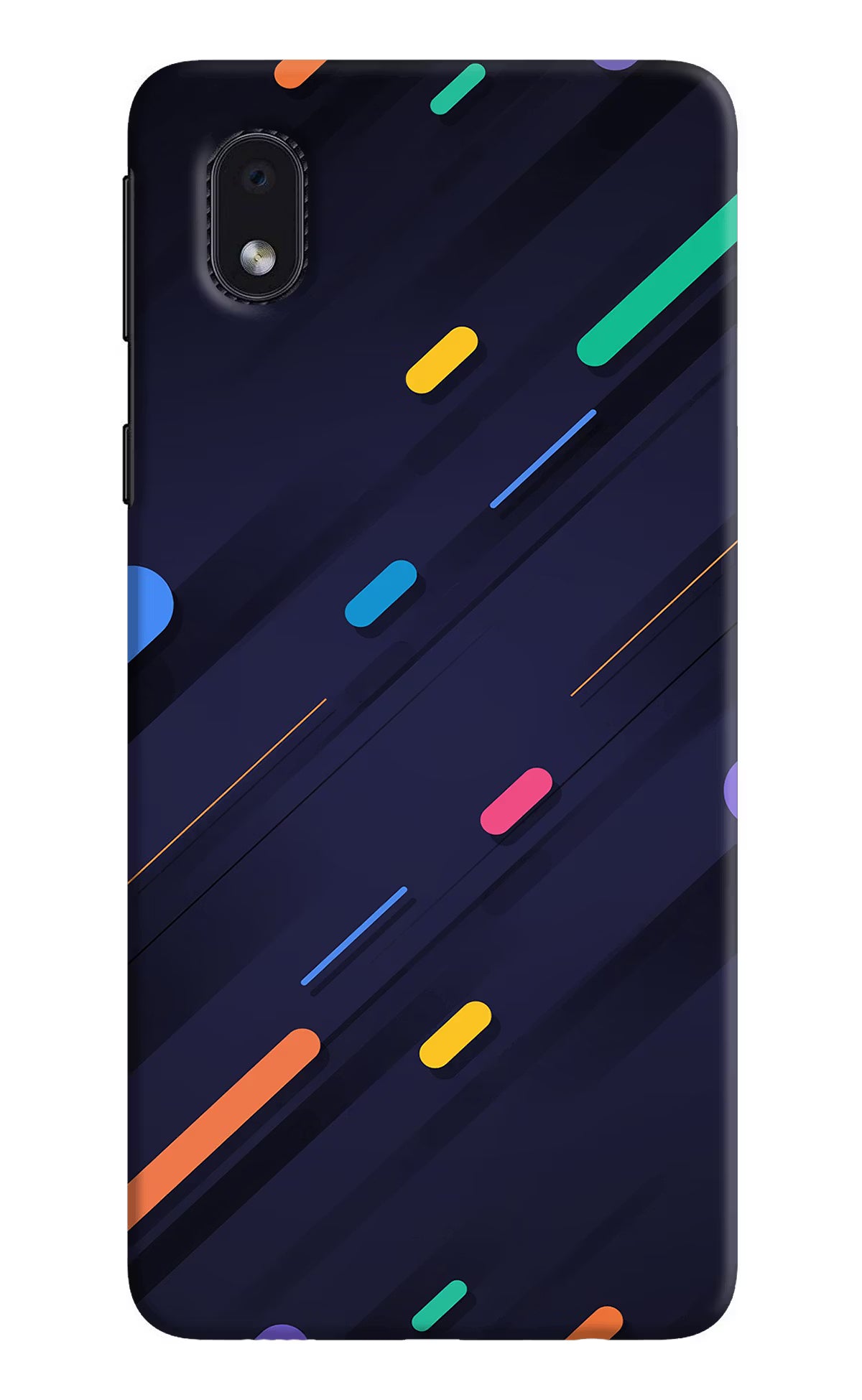 Abstract Design Samsung M01 Core Hard Case Back Cover by Casekaro