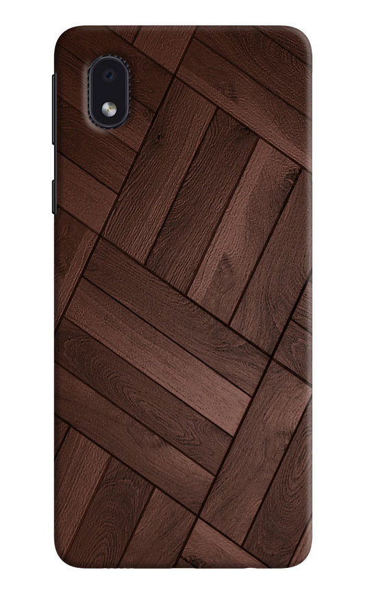 Wooden Texture Design Samsung M01 Core Hard Case Back Cover by Casekaro