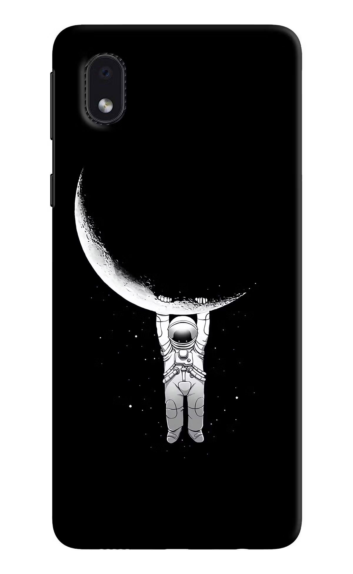 Moon Space Samsung M01 Core Hard Case Back Cover by Casekaro