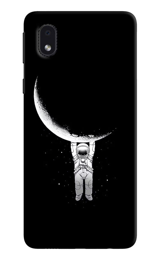 Moon Space Samsung M01 Core Hard Case Back Cover by Casekaro