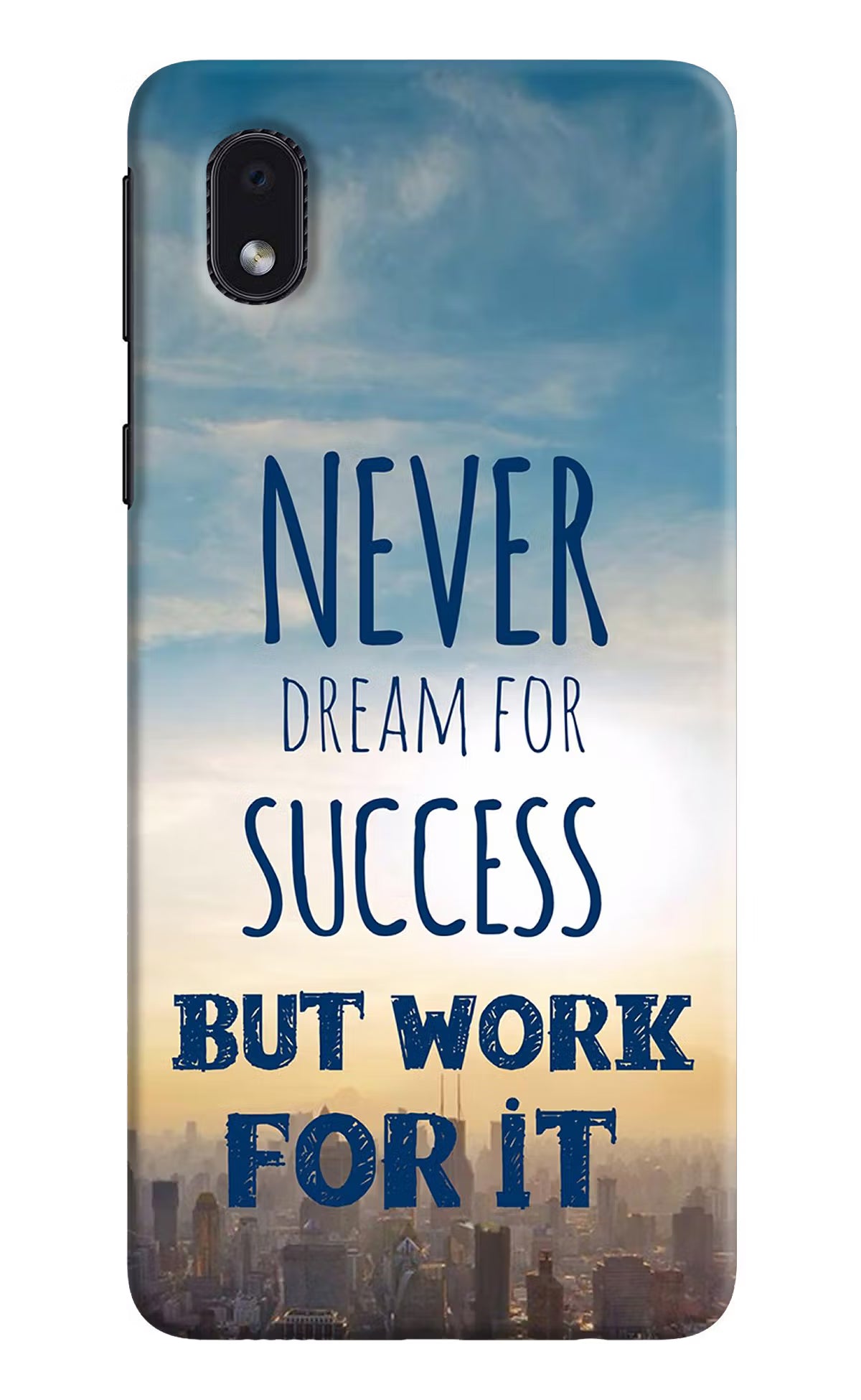Never Dream For Success But Work For It Samsung M01 Core Hard Case Back Cover by Casekaro