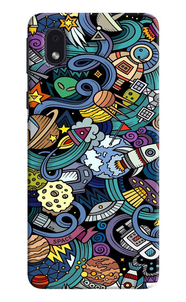 Space Abstract Samsung M01 Core Hard Case Back Cover by Casekaro