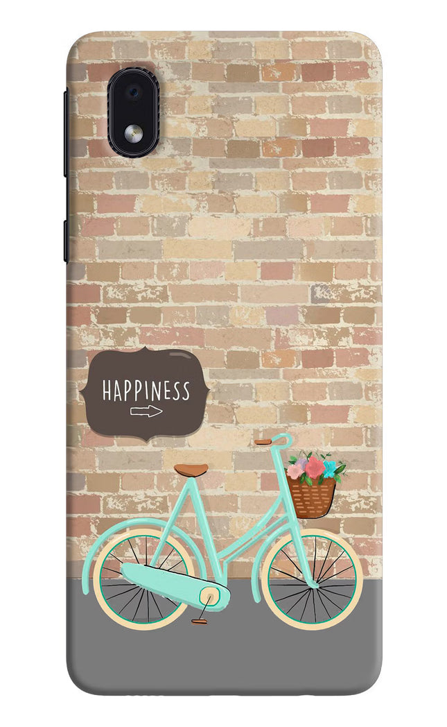 Happiness Artwork Samsung M01 Core Hard Case Back Cover by Casekaro