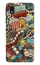 Cinema Abstract Samsung M01 Core Hard Case Back Cover by Casekaro