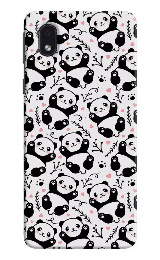 Cute Panda Samsung M01 Core Hard Case Back Cover by Casekaro