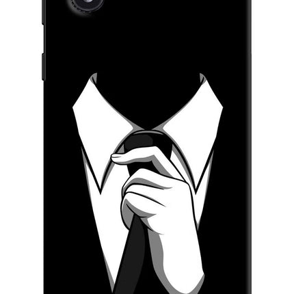 Black Tie Samsung M01 Core Hard Case Back Cover by Casekaro