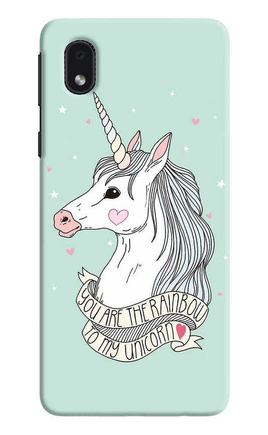 Unicorn Wallpaper Samsung M01 Core Hard Case Back Cover by Casekaro