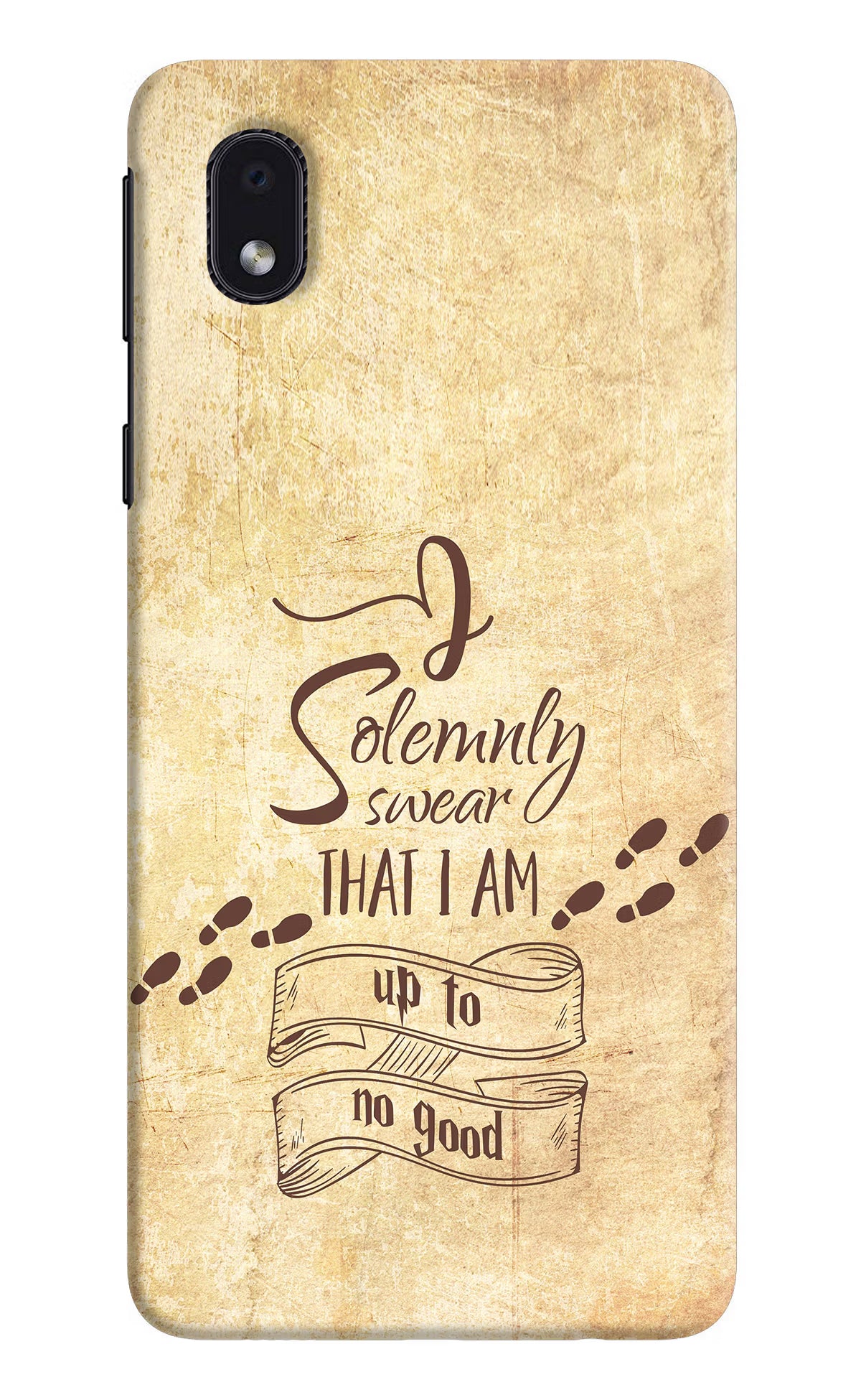 I Solemnly swear that i up to no good Samsung M01 Core Hard Case Back Cover by Casekaro