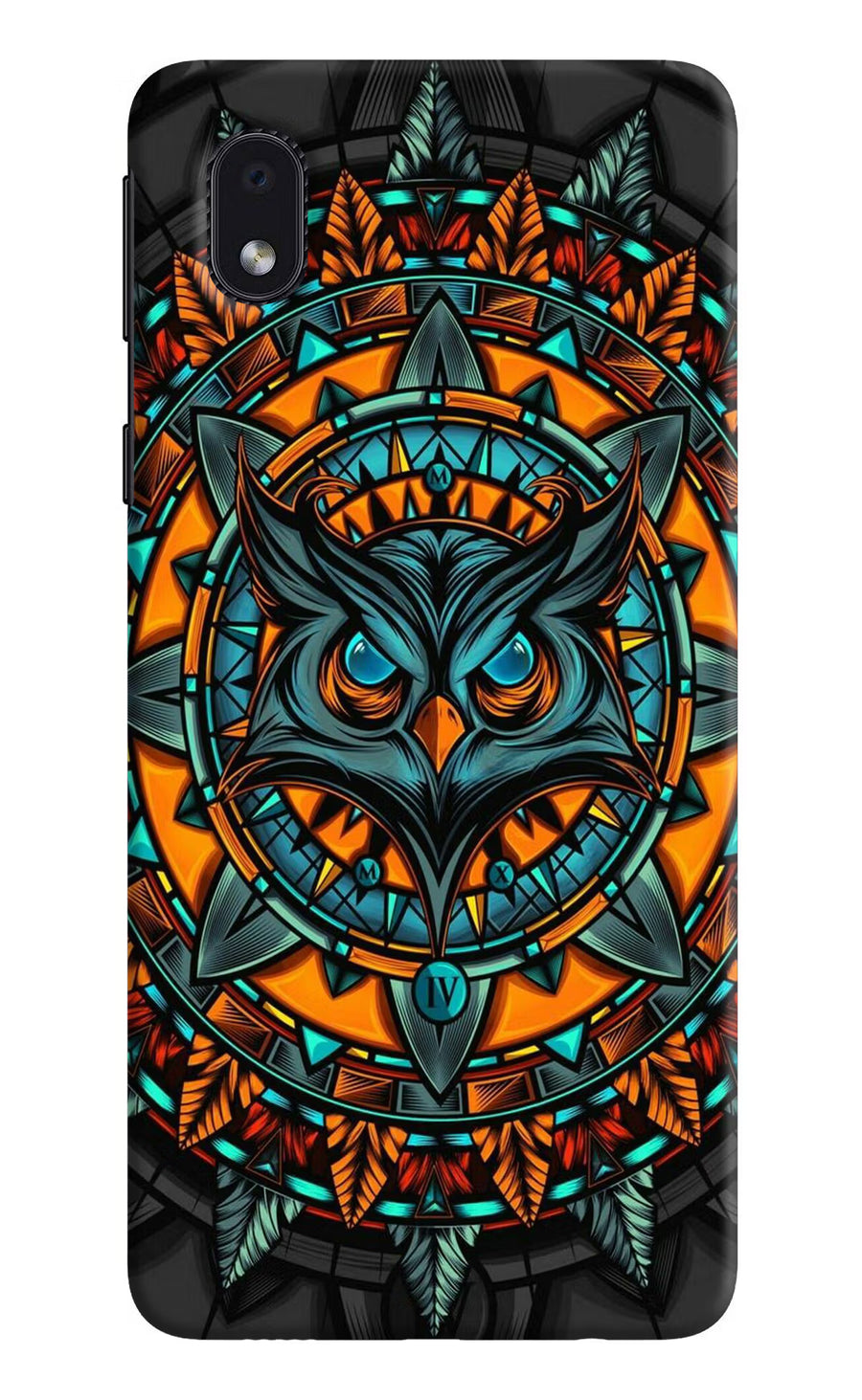 Angry Owl Art Samsung M01 Core Back Cover, Hard case