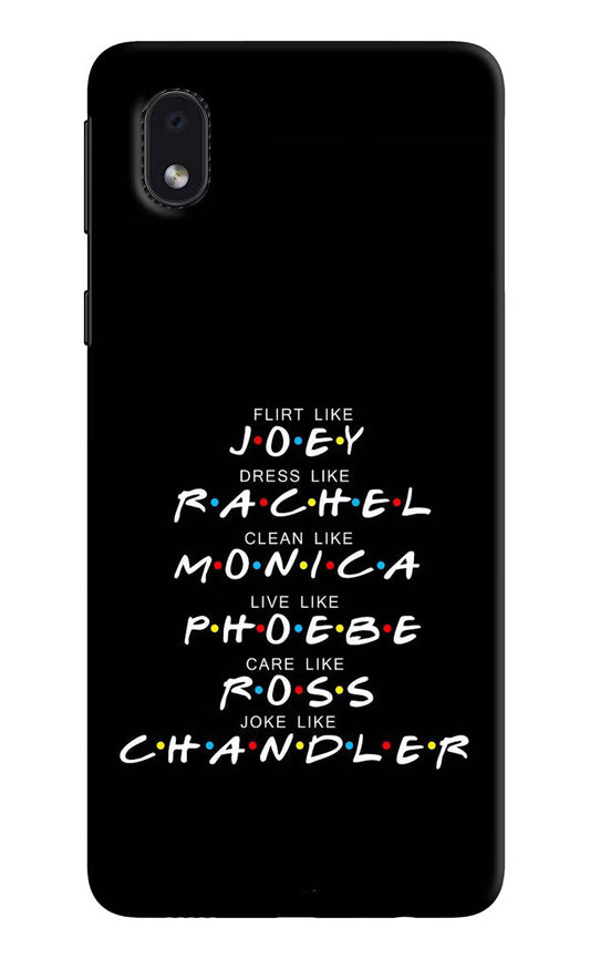 FRIENDS Character Samsung M01 Core Hard Case Back Cover by Casekaro