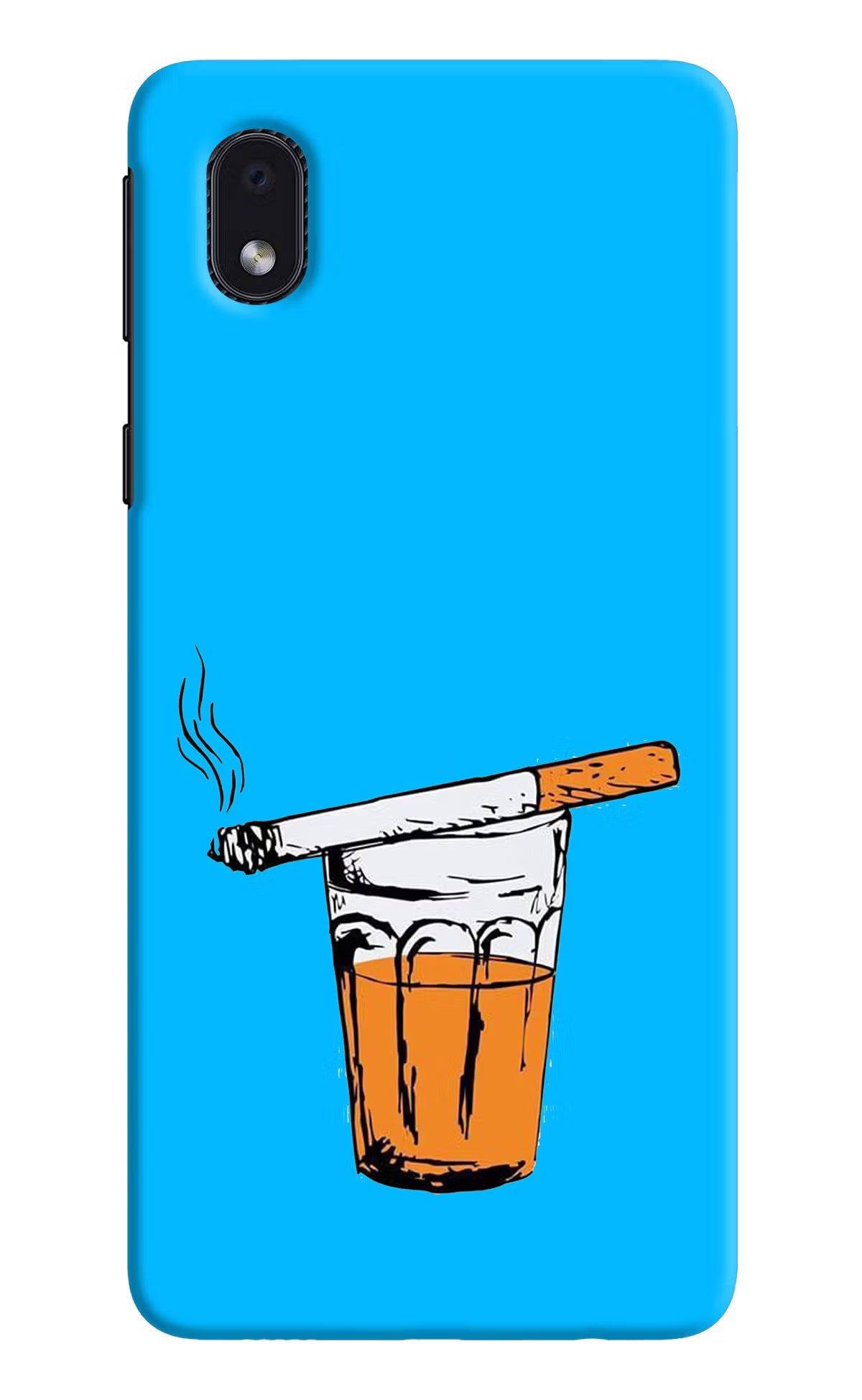 Chai Sutta Samsung M01 Core Hard Case Back Cover by Casekaro