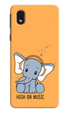 High On Music Samsung M01 Core Hard Case Back Cover by Casekaro