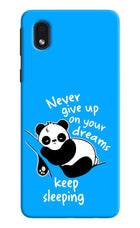Keep Sleeping Samsung M01 Core Hard Case Back Cover by Casekaro