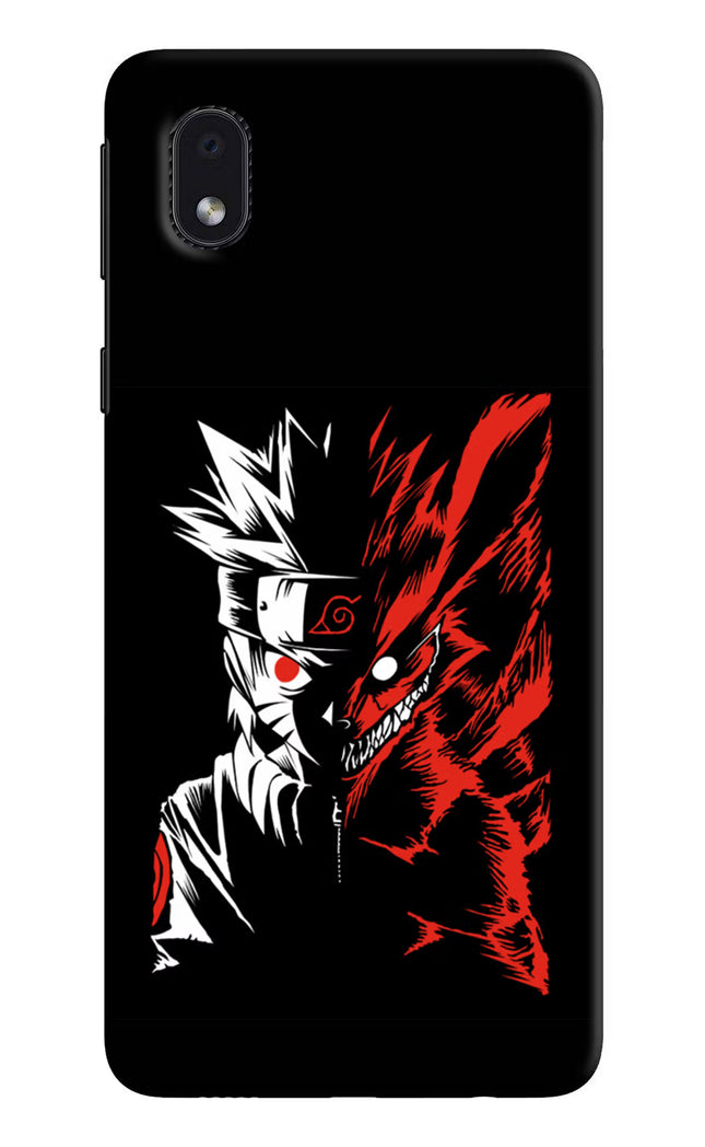 Naruto Two Face Samsung M01 Core Hard Case Back Cover by Casekaro