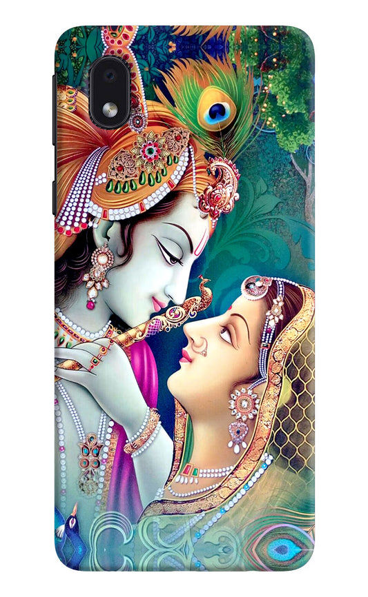 Lord Radha Krishna Samsung M01 Core Hard Case Back Cover by Casekaro