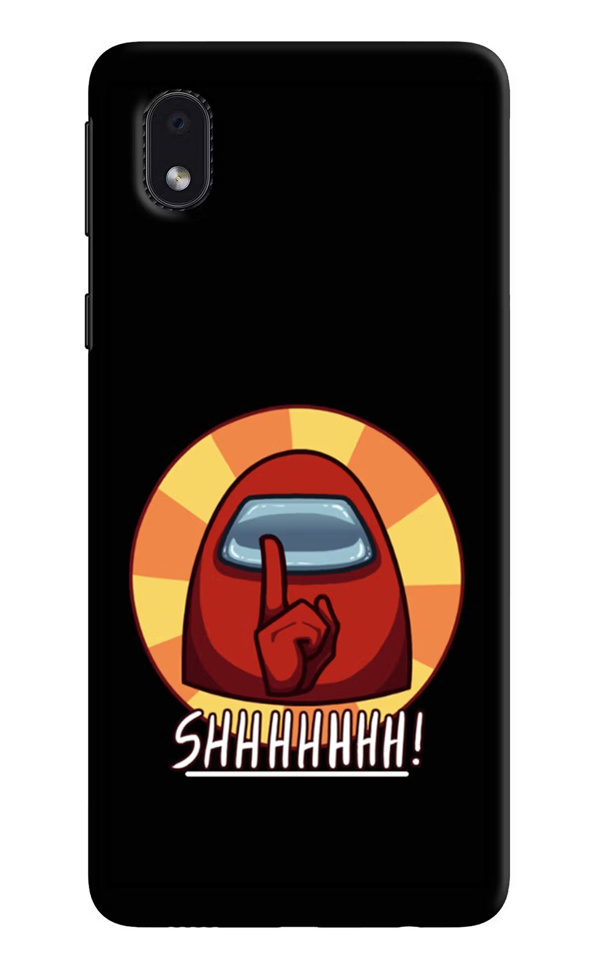 Among Us Shhh! Samsung M01 Core Hard Case Back Cover by Casekaro