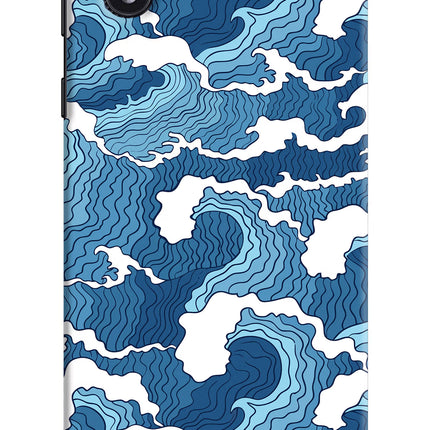 Blue Waves Samsung M01 Core Hard Case Back Cover by Casekaro