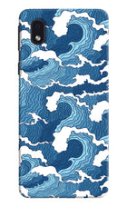 Blue Waves Samsung M01 Core Hard Case Back Cover by Casekaro