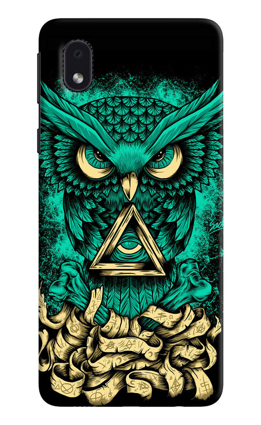 Green Owl Samsung M01 Core Hard Case Back Cover by Casekaro