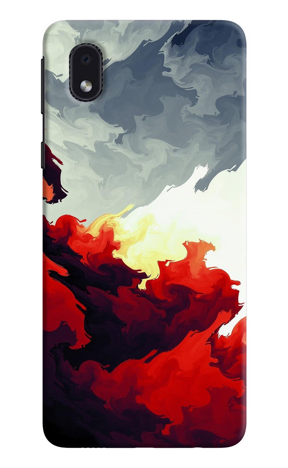 Fire Cloud Samsung M01 Core Hard Case Back Cover by Casekaro