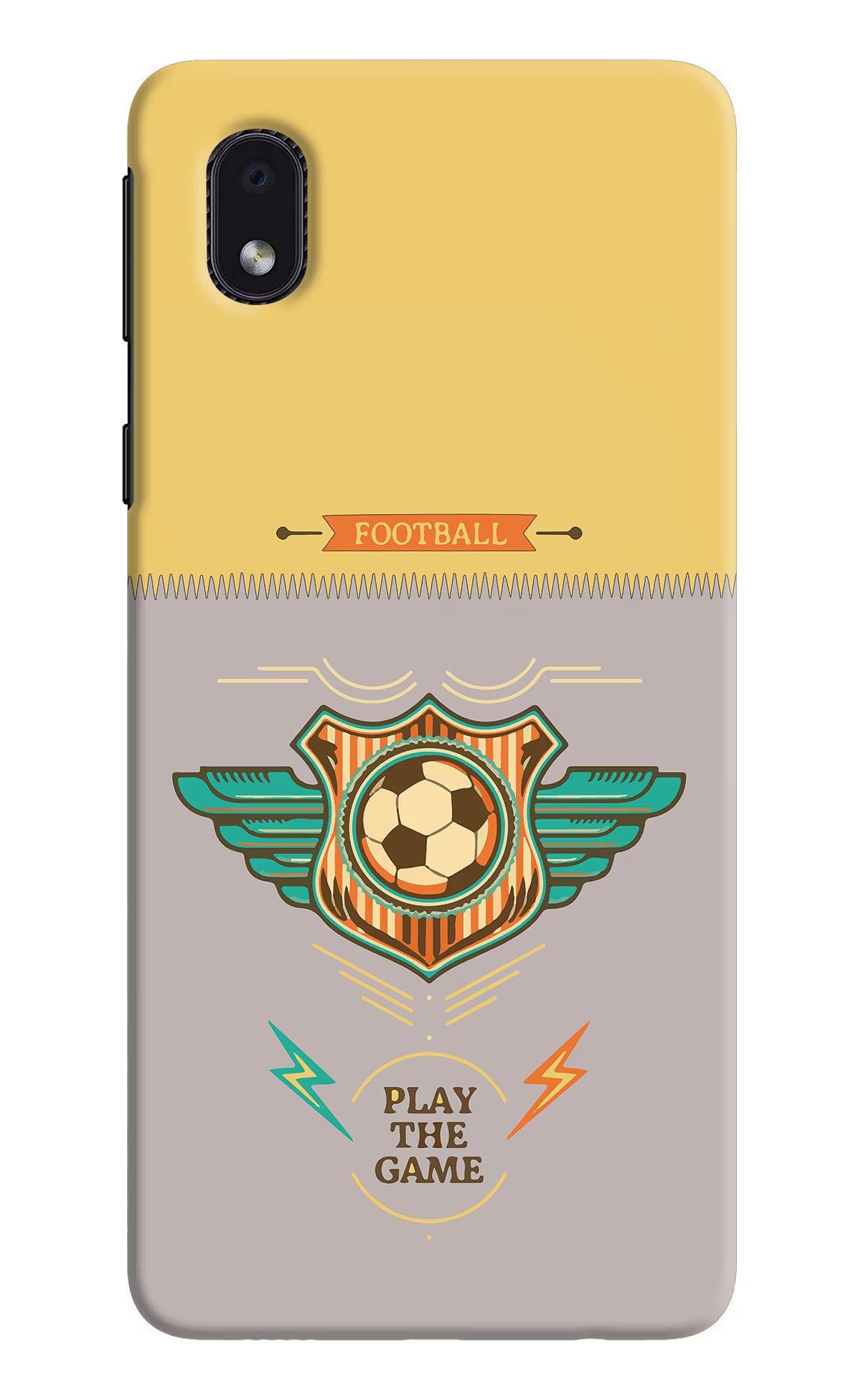 Football Samsung M01 Core Hard Case Back Cover by Casekaro