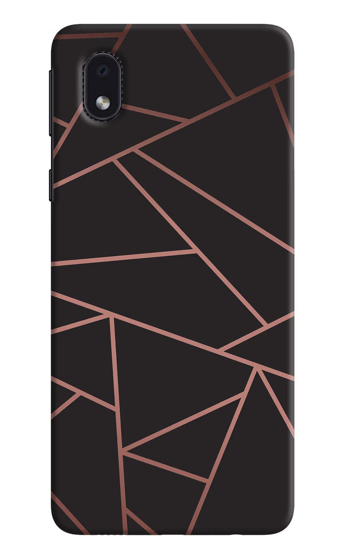 Geometric Pattern Samsung M01 Core Hard Case Back Cover by Casekaro