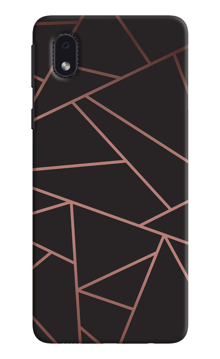 Geometric Pattern Samsung M01 Core Back Cover, Hard case