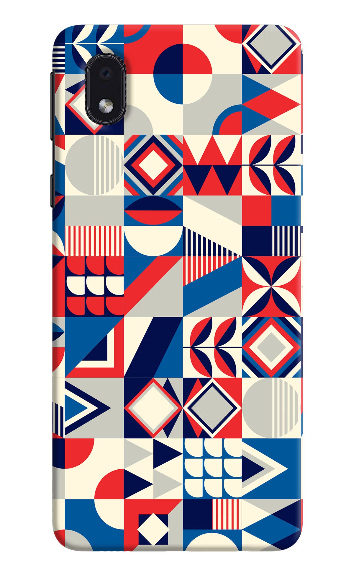 Colorful Pattern Samsung M01 Core Hard Case Back Cover by Casekaro
