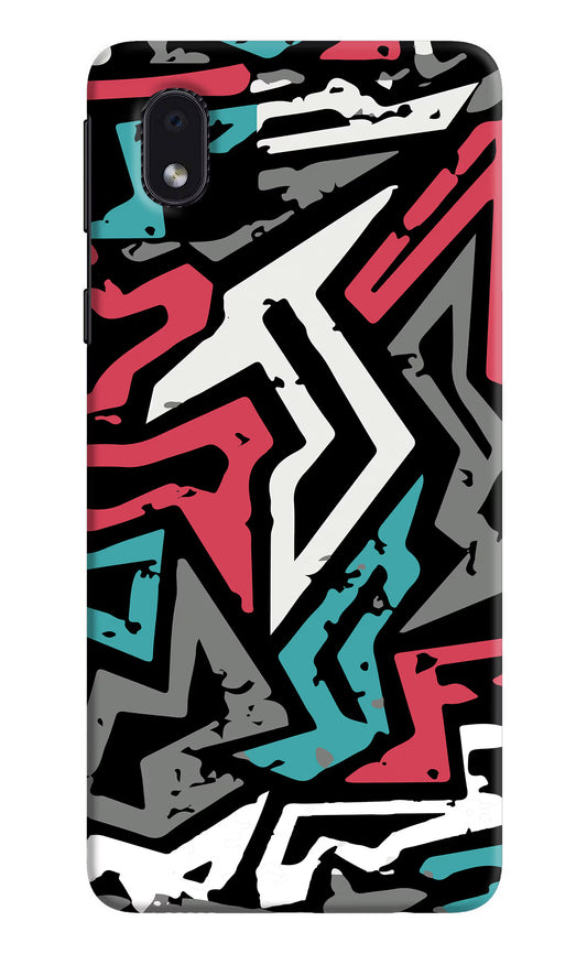 Geometric Graffiti Samsung M01 Core Hard Case Back Cover by Casekaro