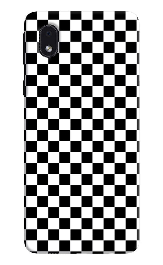 Chess Board Samsung M01 Core Hard Case Back Cover by Casekaro