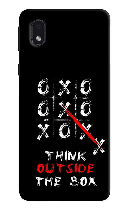 Think out of the BOX Samsung M01 Core Hard Case Back Cover by Casekaro